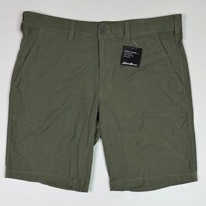 Eddie Bauer Voyager Flex Chino Shorts Size 36 NWT